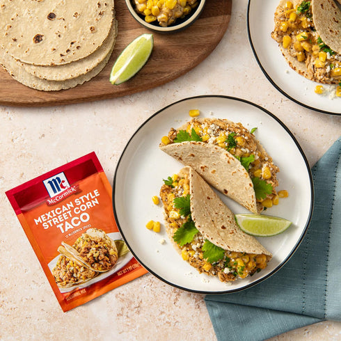 McCormick Mexican Style Street Corn Taco Seasoning Mix, 1 oz (Pack of 12)