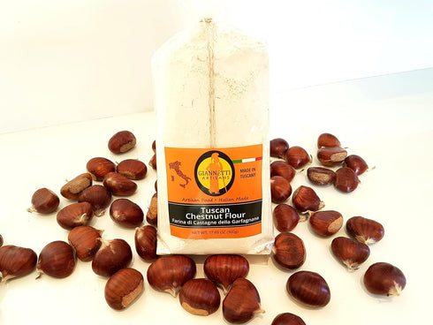 Giannetti Artisans Italian Chestnut Flour - Stone Chamber Roasted Chestnuts - (2-pack