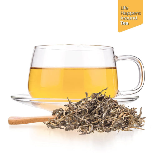 Tealyra Huang Cha - Best Chinese Yellow Loose Leaf Tea - Rare Yellow Tea - Antioxidants Rich - Medium Caffeine - 110g