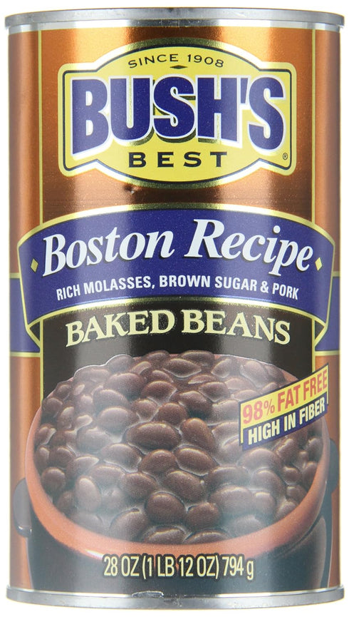 28 oz (Pack 4) Bush's Best Boston Recipe Baked Beans