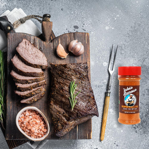 Jake’s Famous Memphis Rub, 4.5 Oz - Gluten Free, Sugar Free, BBQ Rub for Ribs, Brisket