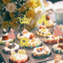 Pack of 40 Pre-Assembled Princess Cupcake Toppers - Crown Castle Girl Cupcake Toppers for Princess Theme Party