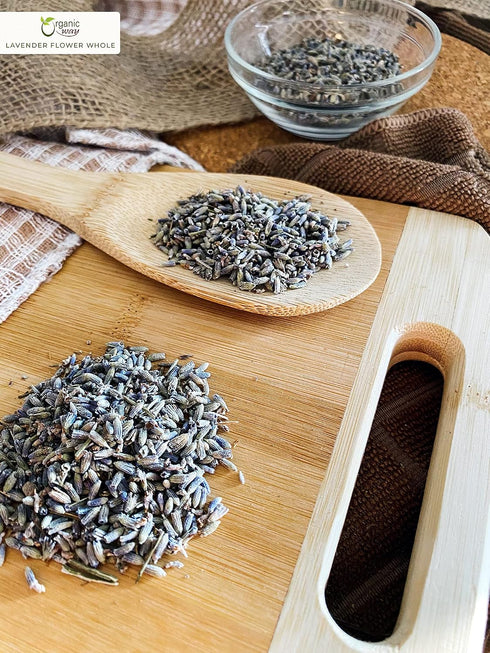 100% Albania (8 (Pack 1)) Organic Way Dried Lavender Flower Buds Whole (Lavandula) - European Wild-Harvest | USDA