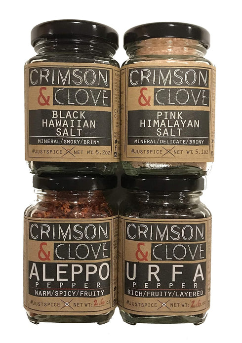 Salt & Peppers Gift Set by Crimson and Clove - Includes Aleppo