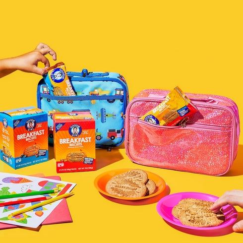 Packs 4 16 Packs Goodie Girl, Cinnamon Brown Sugar Breakfast Biscuits | Snack | Gluten Free, Peanut Free, Egg and Dairy