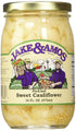 Jake & Amos 16 Oz. (Pack 2) Pickled Sweet Cauliflower, Jar