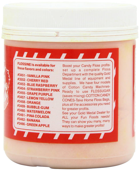Gold Medal Lemon Yellow Flossine Can - Perfect for Treats