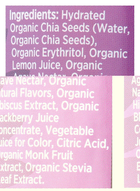 Mamma 10 12 Chia Organic Blackberry Hibiscus Vitality Beverage, Ounce -- per case.