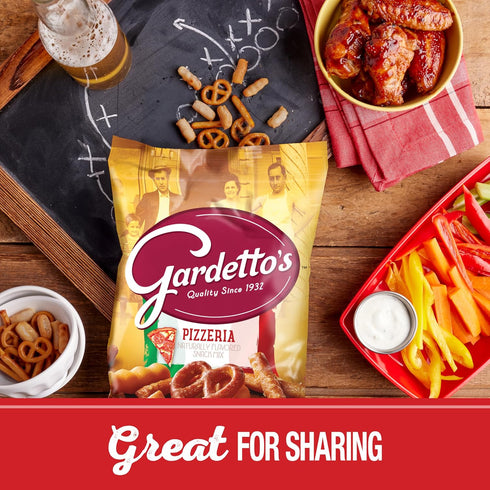 Gardetto's 8.6 oz Snack Party Mix, Pizzeria, Savory Pub Mix Snack Bag
