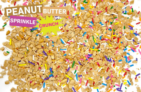 5 Peanut Butter Sprinkle Crunch Topping Crunch Coat Ice Cream Topping, Dessert Topping Bulk Pound Resealable Bag