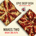 13.2 oz. 3 Pack 6 Urban Slicer Pizza Worx - Epic Deep Dish Pizza Dough - At-Home Pizza Making Kit for Authentic Hearty