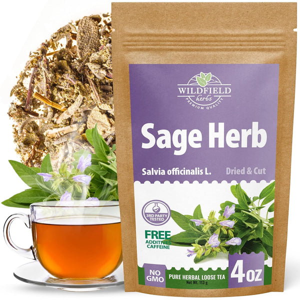 4 oz. Dried Sage Herb Herbs Tea (Salvia Officinalis) - 113g (4