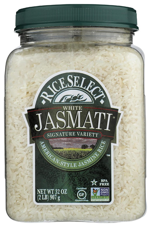 RiceSelect Jasmati White American-Style Jasmine Rice, Gluten Free, Non GMO, 32 Ounces