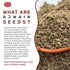 Spicy World 5 LB 100% Ajwain Seeds Bulk Jar - Carom Seeds, Bishops, Natural, Premium Quality - Great for Tea, Breads