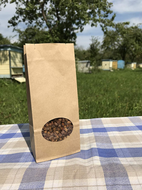 Generic 100% 3.53 100g., Packaging Fresh Organic Bee Bread, Perga, Ambrosia, Naturally Fermented Pollen, Ounce /