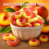 2 Gummies Gummy Peach Rings - Pound Bag - Peach Candy - Sweet and Sour Candy for Office, Snacking, Dessert Decorating