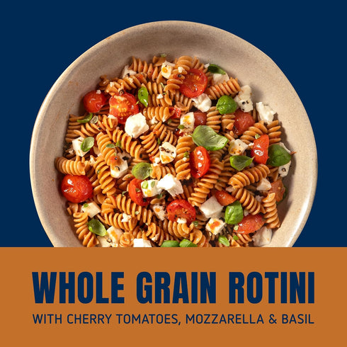16 oz. (Pack 12) 100% Barilla Whole Grain Rotini Pasta, Box of - Non-GMO, Made With Whole Grain Durum Wheat - Great
