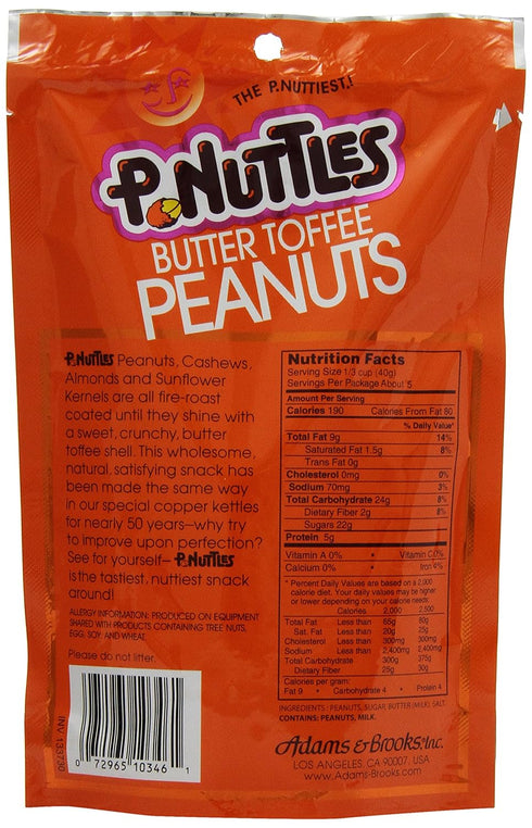 5.25 oz P-Nuttles Pnuttles Peanuts