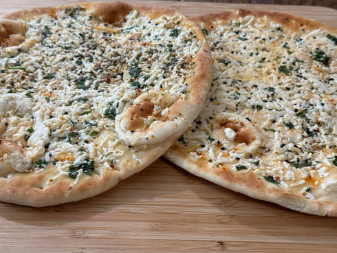Generic 2 (411g Phoenicia Herbed Akawi Cheese Bread Pieces Total) | Authentic Middle Eastern Flatbread with Akawi