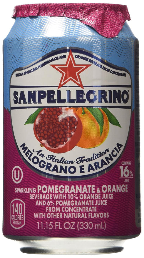 San Pellegrino Melograno E Arancia (Pomegranate & Orange) 11.15 Fl Oz 12