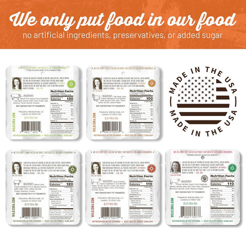 10-Pack, 100% Packs Wild Zora Meat & Veggie Bars, BBQ Beef, Grass Fed Beef, Healthy Jerky Paleo Snacks with Veggies