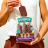 4 Count GOODPOP - Dairy Free Fudge N' Vanilla Crunch Bars - Non-GMO, Gluten Free