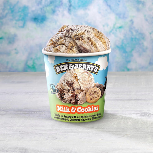 Ben & Jerry's 16 oz Ice Cream Milk and Cookies