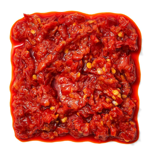 38.8 Pack 1 Roland Foods Crushed Calabrian Chili Peppers in Oil, Specialty Imported Food, Ounce