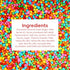 1.5 lbs Rainbow Candy Coated Chocolate Chips | Cosmic Brownie Sprinkles | Mini Chocolate Baking Chips for Ice Cream