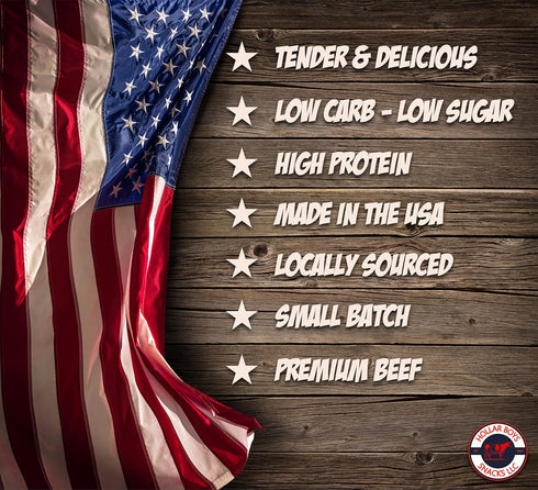 Hollar Boys Fuego Beef Jerky - One Pound Low Carb Snack