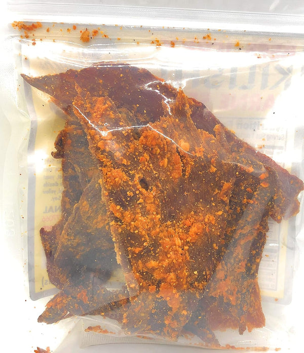 Aminchi foods Kilishi - Spicy Beef Jerky African Fresh Dried Meat Deliciously Tasty Nigerian