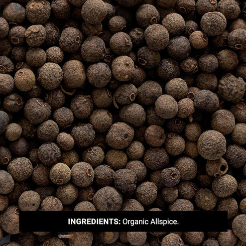 16 (Pack 1) Frontier Co-op Organic Allspice Whole, Certified Organic, Kosher, Bulk Spice | Ounce