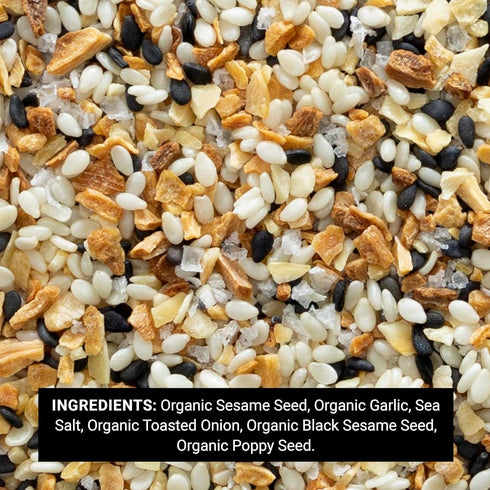 16 Oz, Frontier Co-op Organic Everything Blend Seasoning. Bulk Bag - For Everything Bagels, Eggs, and Salads