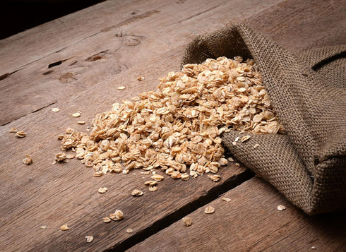 5 Burl Barley Granola, Honey Granola, Whole Grain Barley Cereal, Delicious Granola for Yogurt Parfaits, Bulk Pound Bag