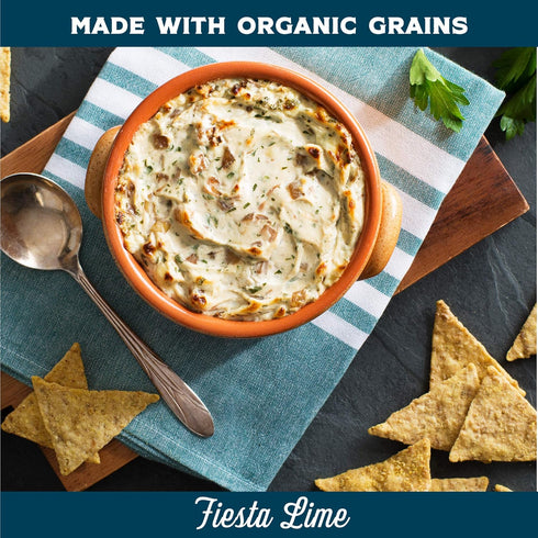 6 oz (Pack 12), Lundberg Rice Chips, Fiesta Lime, of Gluten-Free, Made with Organic Grains