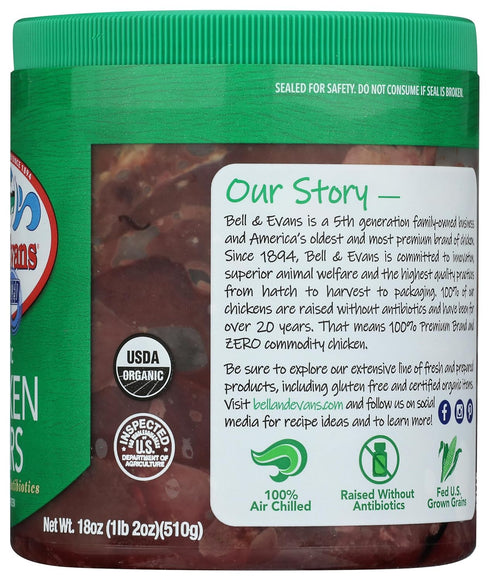 Bell & Evans 18 oz , Chicken Offal Liver Organic