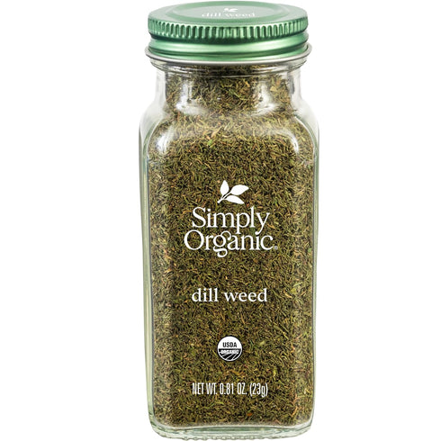 Simply Organic Dill Seed, 0.81 Ounce Bottle, Delicate Flavor for Salads and Fish