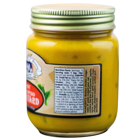 9 (Pack 2) Amish Wedding Hot Jalapeno Mustard Ounces