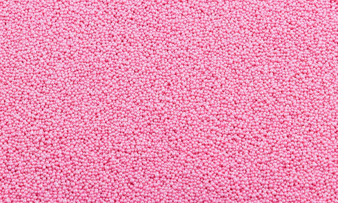 Sweet Evas SHIMMER Large,1.5 METALLIC PINK PEARL NONPAREILS- Dairy Free,Vegan,Soy Free,Nuts