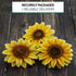 9 Count Global Sugar Art Sunflower Sugar Cake Flowers, by Chef Alan Tetreault