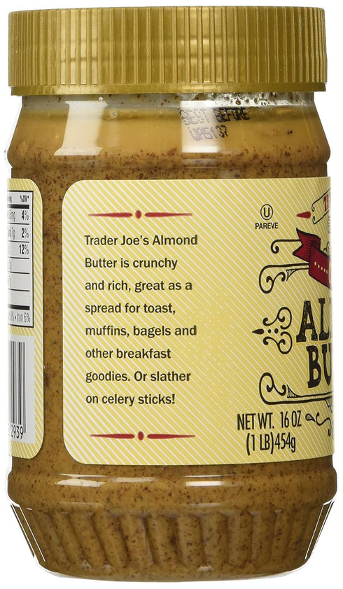 Trader Joe's (2 Pack) Trader Joes Crunchy Almond Butter Salted