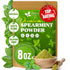 FreshDrinkUS, Premium Spearmint Leaf Powder 8oz Pure Natural Mint Powder for Tea,