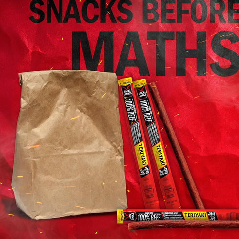 5g 100%-Beef,Keto 0.92 Oz.,(Pack 40) Jack Link's Beef Sticks,Teriyaki - Protein Snack,Meat Stick with of Protein,Beef