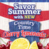 Country 1 18.3 oz Time Cherry Lemonade Powdered Drink Mix, Canister, for Shareable Refreshment, Naturally Flavored