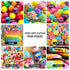 Set 18 0.7 oz Gel Food Coloring Vibrant Colors, Each, Concentrated Gel Based Food Dye for Baking, Icing, Cake