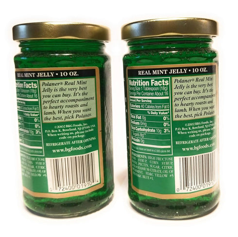 Polaner 10 Oz 2 Pack Real Mint Jelly