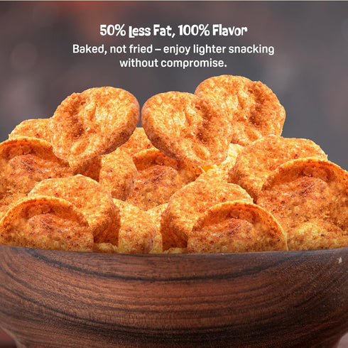 Pack 50% Multipack (Pack 12) Sun Baked Snacks Popped Crisps Variety Mexican-Style Street Corn, Original BBQ, Sour Cream