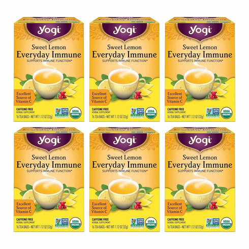 Yogi Tea Sweet Lemon Everyday Immune Tea - 16 Tea Bags per