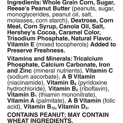20.7oz Reese's Puffs Breakfast Cereal, Chocolate Peanut Butter with Whole Grain