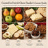 Capalbo's Packaging Fruit & Cheese Snacker's Gift Box | Fruit & Cheese Gift Boxes w/Sharp White Cheddar, Fresh Fruits